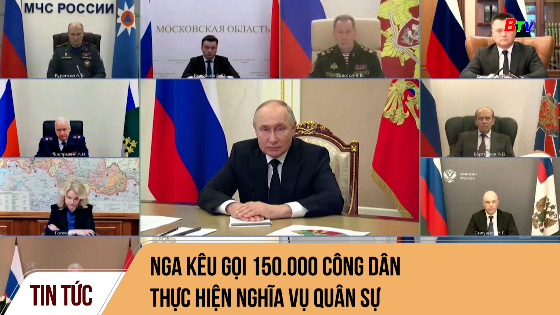 Nga kêu gọi 150.000 công dân thực hiện nghĩa vụ quân sự